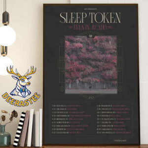 AEG Presents Sleep Token The Even In Arcadia Tour 2025 Dates List For September And October Home Decor Poster Canvas