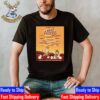 Death Cab For Cutie Dates List With Snake And Flowers Art On Tour July 2025 Unisex T-Shirt