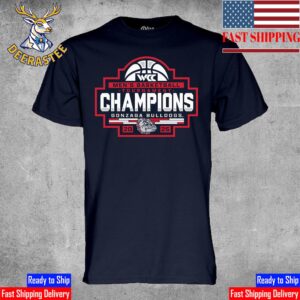 Gonzaga Bulldogs Men’s Basketball Are 2025 WCC Men’s Basketball Conference Tournament Champions Unisex T-Shirt