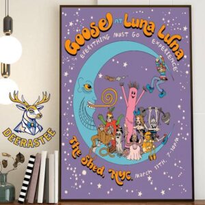 Goose At Luna Luna Everything Must Go Experience At The Shed New York NY On March 11th 2025 Home Decor Poster Canvas