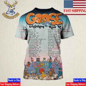 Goose Everything Must Go Summer Tour Dates List For May And June 2025 AOP Shirt