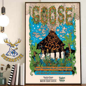 Goose Summer Tour 2025 2 Nights At Fiddler’s Green In Greenwood Village CO June 6-7 And Madison Square Garden On June 28th Home Decor Poster Canvas