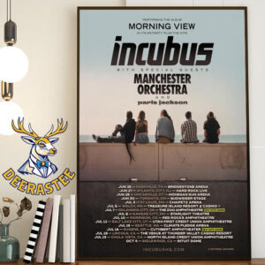 Incubus Performing The Album Morning View In Its Entirety Plus The Hits With Special Guests Manchester Orchestra And Paris Jackson Home Decor Poster Canvas