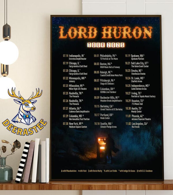 Lord Huron Tour 2025 Dates List Of North America Home Decor Poster Canvas