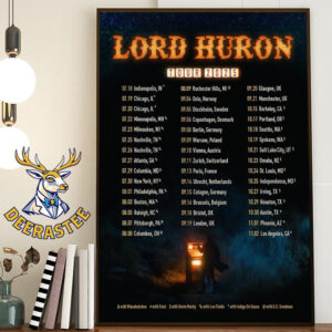 Lord Huron Tour 2025 Dates List Of The UK Europe And North America Home Decor Poster Canvas