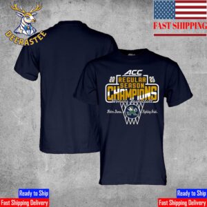 Notre Dame Fighting Irish Women’s Basketball Are 2025 ACC Women’s Basketball Regular Season Champions Classic T-Shirt