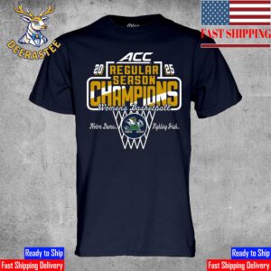 Notre Dame Fighting Irish Women’s Basketball Are 2025 ACC Women’s Basketball Regular Season Champions Unisex T-Shirt