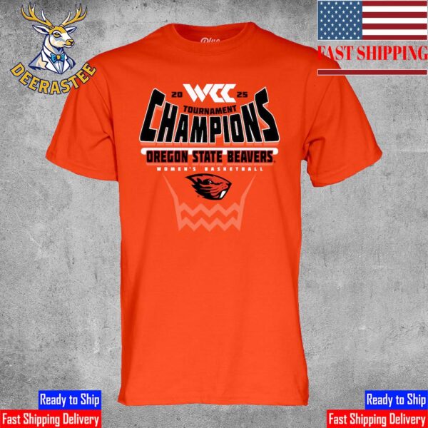 Oregon State Beavers Women’s Basketball Are 2025 WCC Women’s Basketball Conference Tournament Champions Unisex T-Shirt