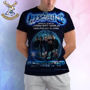 Supercharged Worldwide In 2025 The Offspring With Special Guests Jimmy Eat World And New Found Glory All Over Print Shirt