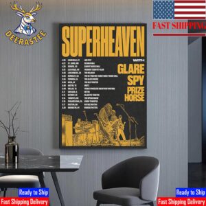 Superheaven Touring The US On April And May 2025 With Special Guests Glare Spy And Prize Horse Home Decor Poster Canvas