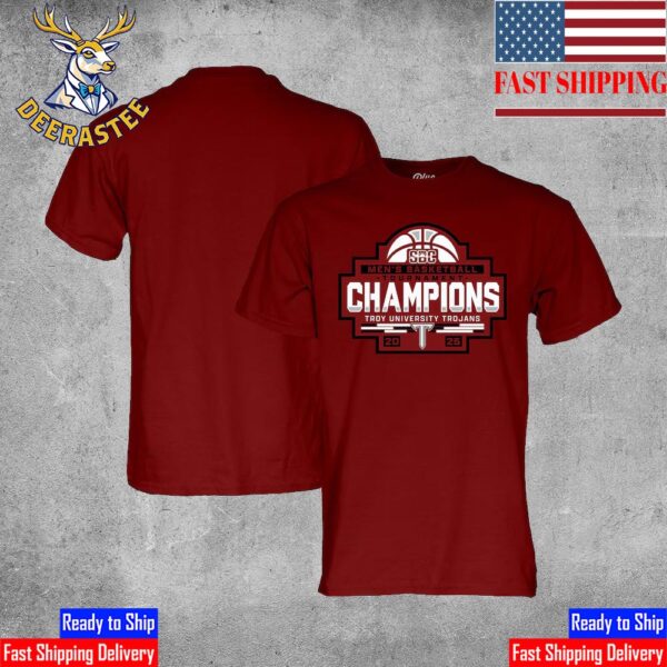 Troy University Trojans Men’s Basketball Are 2025 Sun Belt Men’s Basketball Conference Tournament Champions Classic T-Shirt