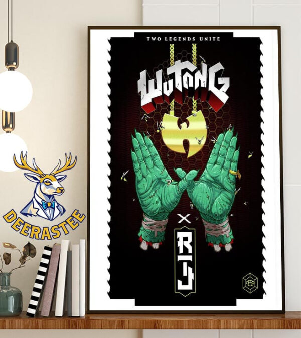 Two Legends Unite Wu-Tang x Run The Jewels For The Final Chamber Tour 2025 Home Decor Poster Canvas