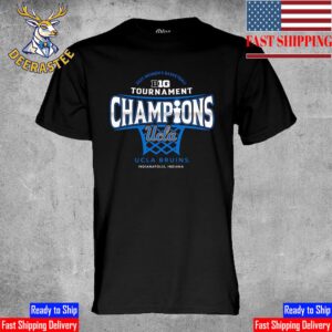 UCLA Bruins Women’s Basketball Are 2025 Big Ten Women’s Basketball Conference Tournament Champions Unisex T-Shirt