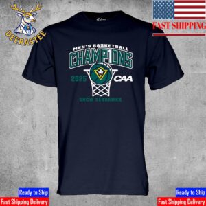 UNC Wilmington Seahawks Men’s Basketball Are 2025 CAA Men’s Basketball Conference Tournament Champions Classic T-Shirt