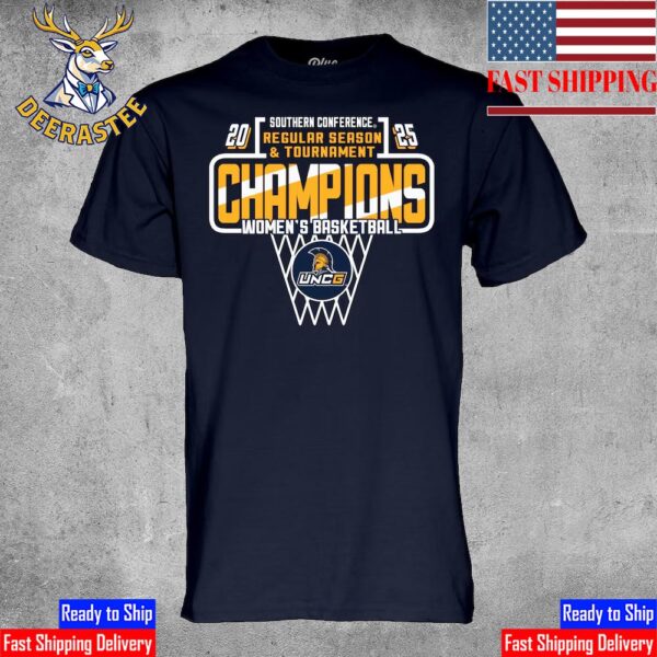 UNCG Spartans Women’s Basketball Are 2025 SoCon Women’s Basketball Conference Tournament Champions Unisex T-Shirt