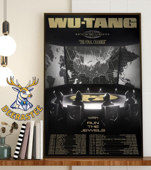 Wu-Tang Forever The Final Chamber 2025 Tour With Run The Jewels Dates List On June And July 2025 Home Decor Poster Canvas