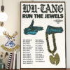 Wu-Tang With Run The Jewels For The Final Chamber 2025 North America Tour Dates List On June And July 2025 Home Decor Poster Canvas