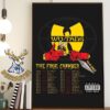 Wu-Tang Run The Jewels The Final Chamber 2025 Tour Dates List Home Decor Poster Canvas